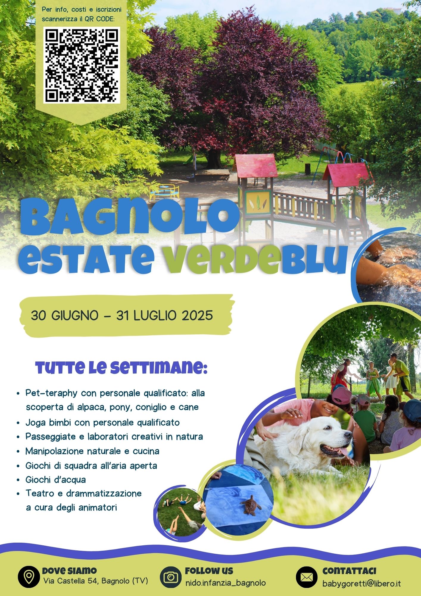 Locandina centro estivo 2025